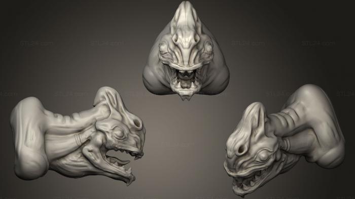 Figurines simple (Creature, STKPR_0294) 3D models for cnc